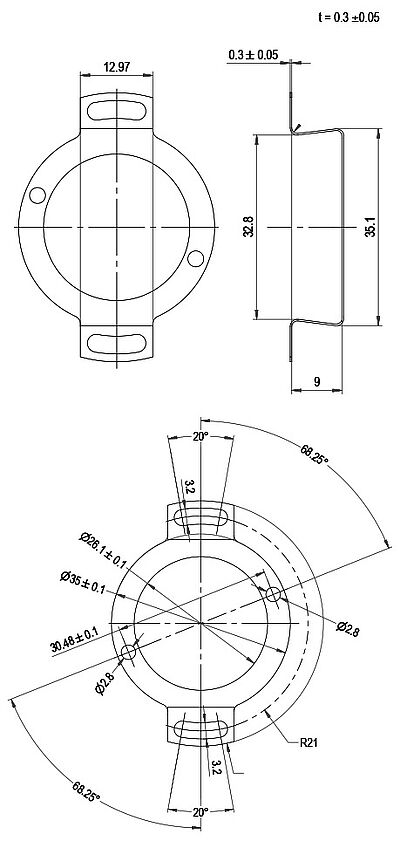 Federblech Torque Support WDGDS10021