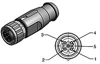 CEW12067B Drehgeber Kabeldose CEW12067B Drehgeber Kabeldose