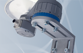 Length measurement system LMS MA with pre-assembled angle bracket