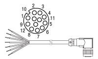 KIA1267 Drehgeber Kabeldose