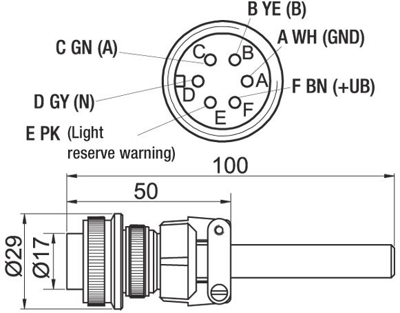 Z KM640 female connector encoder Z KM640 female connector encoder