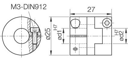 Z ST27 coupling encoder Z ST27 coupling encoder
