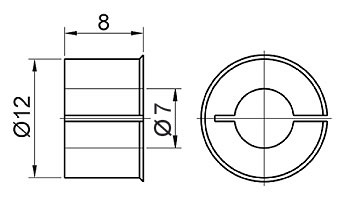 Z WDGHA1207 encoder adapter sleeve