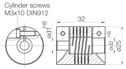 Z WK32 coupling encoder Z WK32 coupling encoder