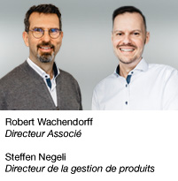 Robert Wachendorff Directeur Associé Steffen Negeli Directeur Produits pour codeurs Robert Wachendorff Directeur Associé Steffen Negeli Directeur Produits pour codeurs